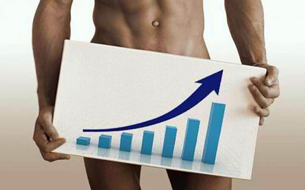 Crecimiento del pene gracias a métodos de agrandamiento no quirúrgicos.