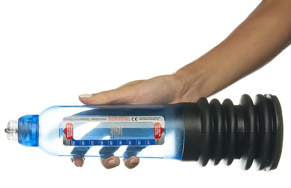 La hidrobomba garantizará un crecimiento seguro del pene.